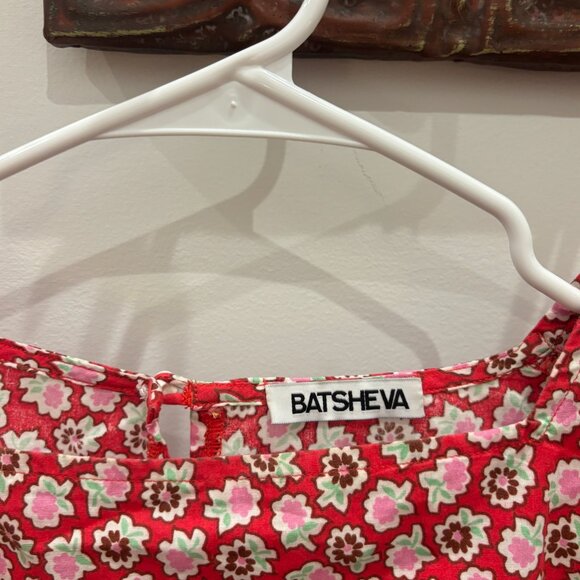 Batsheva Mini Collarless Prairie Dress - Picture 7 of 8